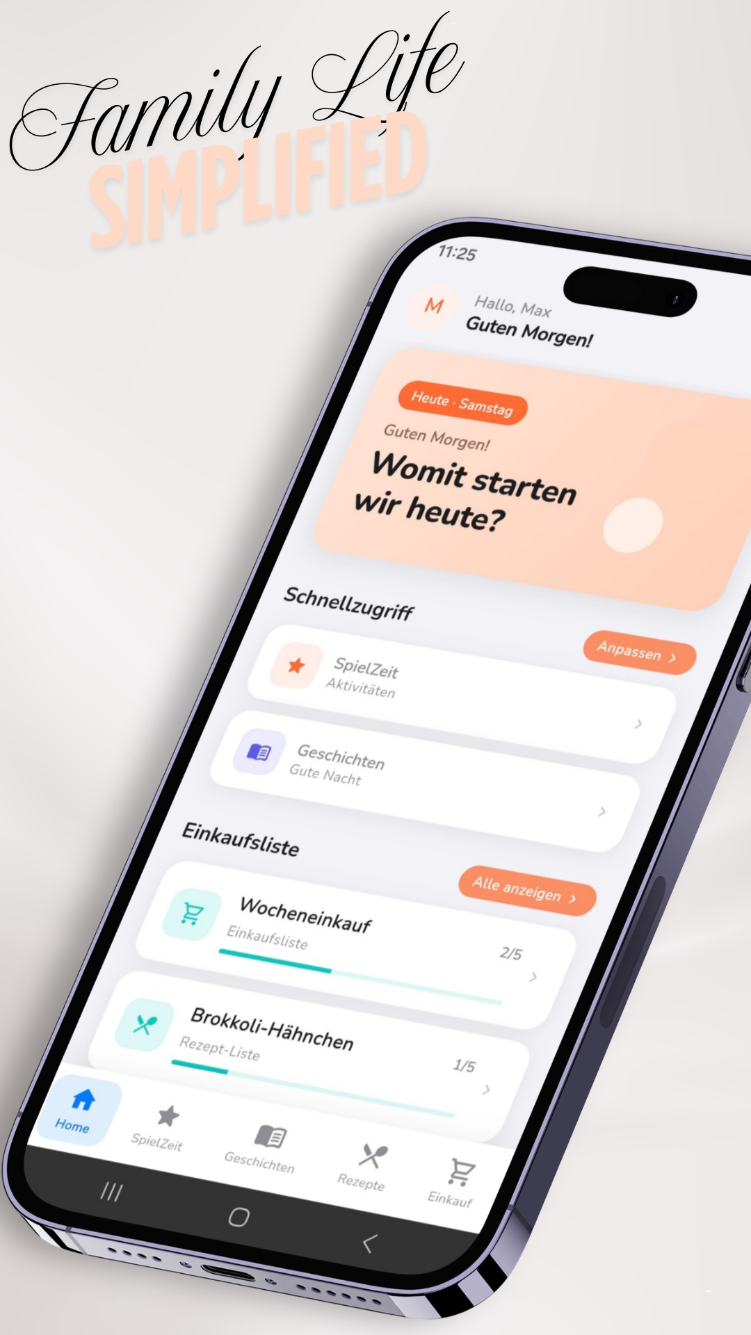 ElKi Daily App – Home